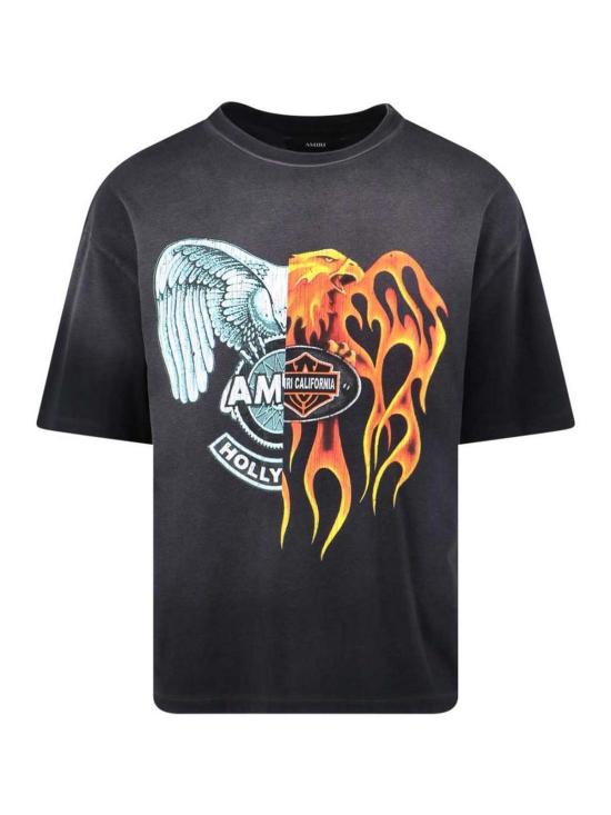 26SS 아미리 반팔 티셔츠 AMTOJR1043BLACK Black