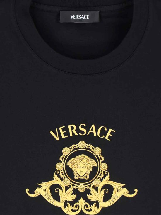 26SS 베르사체 반팔 티셔츠 10139441A167041B000 Black - VERSACE