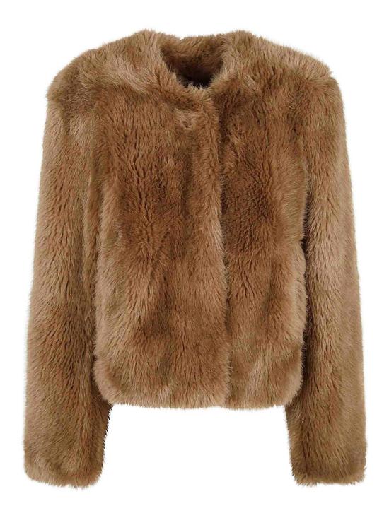 25FW 스탠드스튜디오 미디 스커트 62267941612000 LIGHT BROWN
