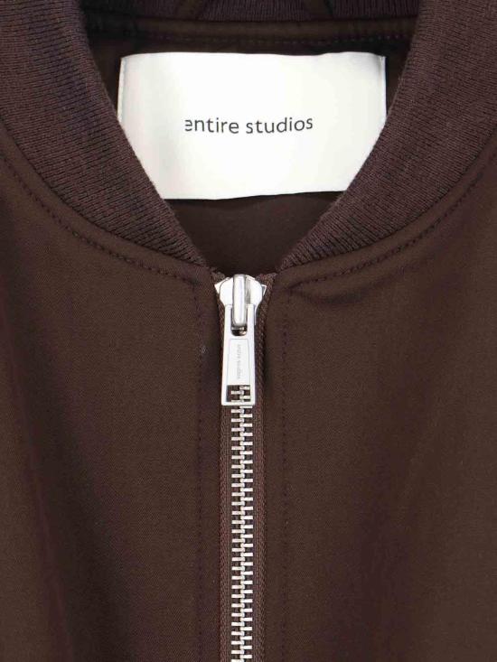 25FW 엔타이어 스튜디오 봄버 자켓 ESUW251048DB Brown - ENTIRE STUDIOS