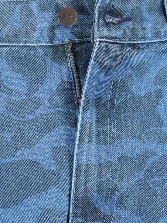 25FW 칼하트 스트레이트 팬츠 I0337552I235 Blue - CARHARTT