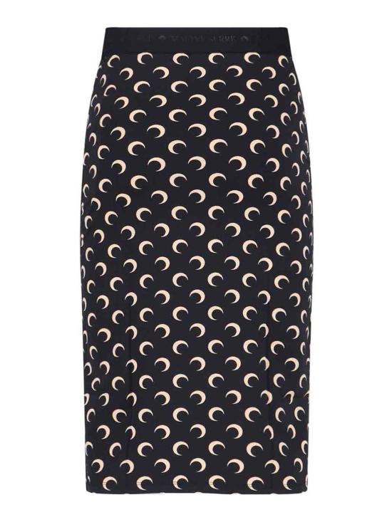 25FW 마린세르 미디 스커트 WSK123ACJER0001IT99 Black - MARINE SERRE