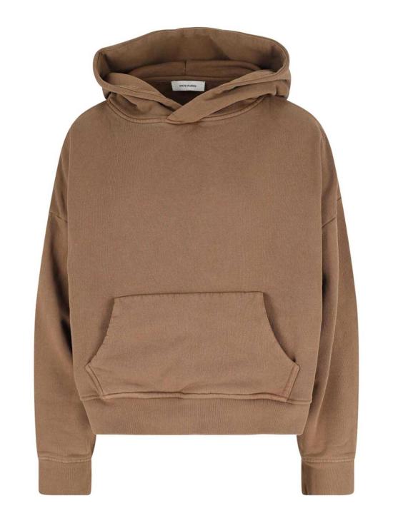 25FW 엔타이어 스튜디오 후드 티셔츠 UNU251012DU Brown