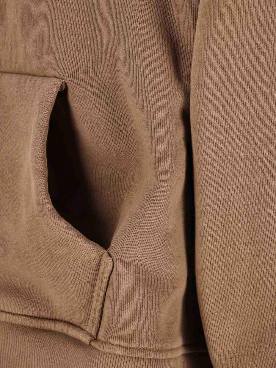 25FW 엔타이어 스튜디오 후드 티셔츠 UNU251012DU Brown - ENTIRE STUDIOS