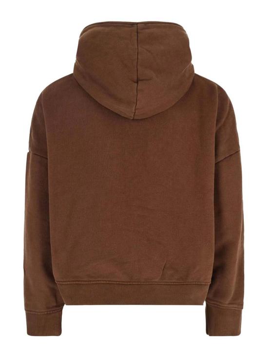 25FW 엔타이어 스튜디오 후드 티셔츠 UNU251003BT Brown - ENTIRE STUDIOS
