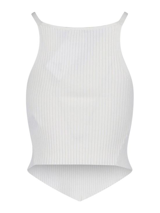 26SS 쿠레쥬 민소매 티셔츠 123MTO042FI00010001 White - COURREGES