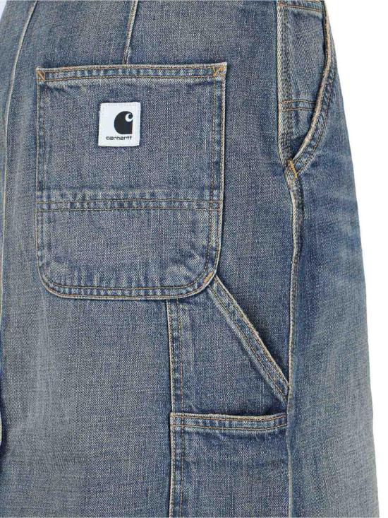 25FW 칼하트 미디 스커트 I034224014Q Blue - CARHARTT