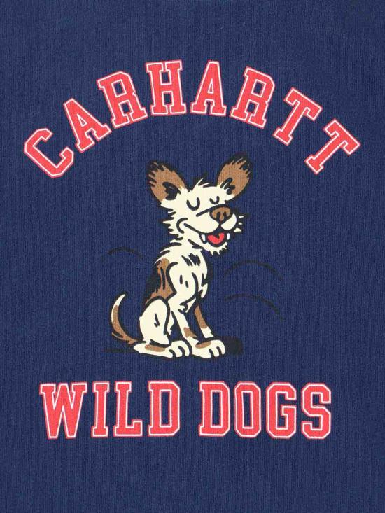 25FW 칼하트 와일드 도그 후드 티셔츠 I035625VQXX - CARHARTT