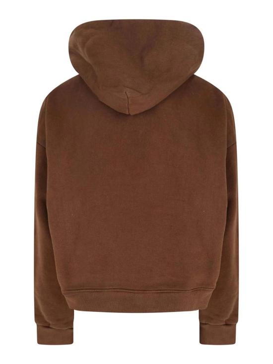  엔타이어 스튜디오 후드 티셔츠 UNU251012BT Brown - ENTIRE STUDIOS