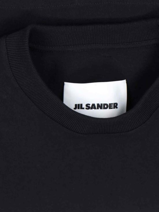  질샌더 반팔 티셔츠 J21GC0001J45317001 Black - JIL SANDER