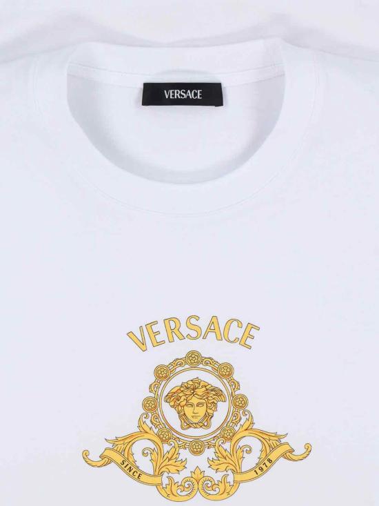 26SS 베르사체 반팔 티셔츠 10139441A167041W000 White - VERSACE