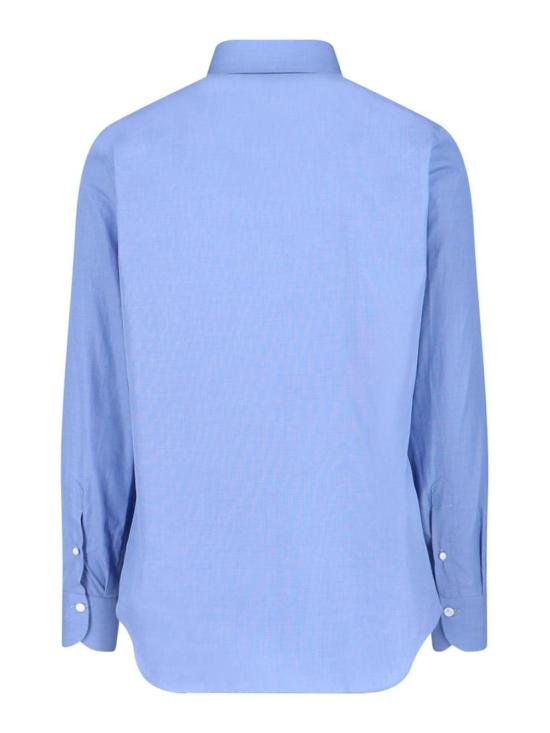 25FW 피나모레 긴팔 셔츠 C02391702MZANTE56 Blue - FINAMORE