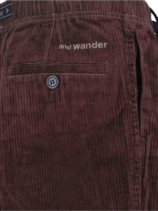 25FW 앤드원더 스트레이트 팬츠 5745282102052 Brown - AND WANDER