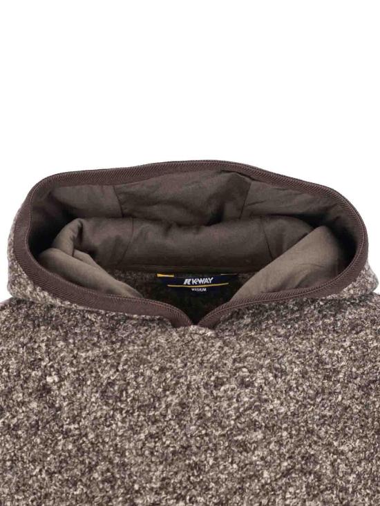 25FW 까웨 후드 티셔츠 K4147WWB38 Brown - K-WAY