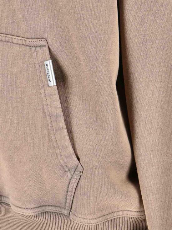 26SS 리프레젠트 후드 티셔츠 OCM4111316 Brown - REPRESENT