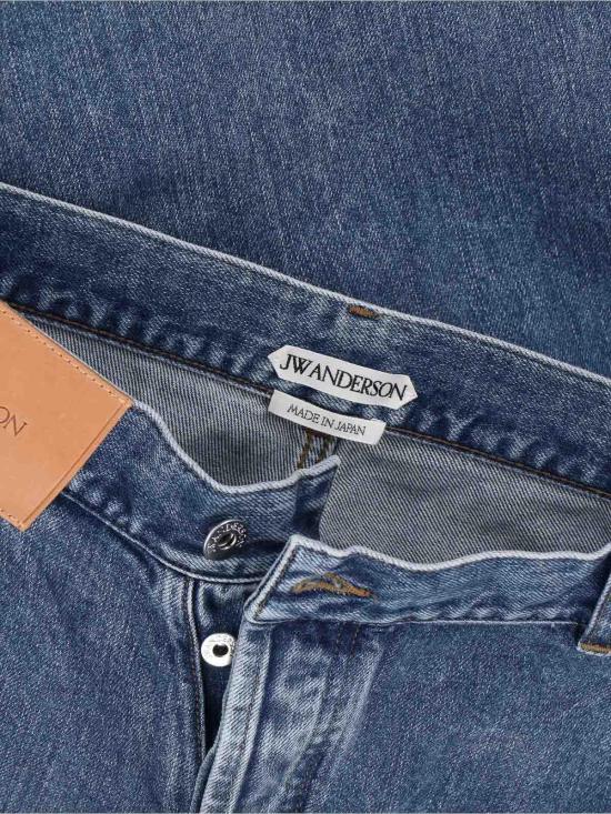 27SS JW앤더슨 스트레이트 팬츠 DT0126PG1849172 Blue - JW ANDERSON