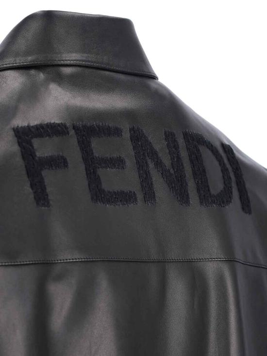  펜디 가죽 자켓 FPJ139ATJZF0GME Black - FENDI