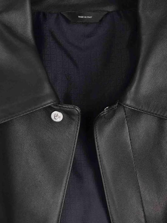  펜디 가죽 자켓 FPJ139ATJZF0GME Black - FENDI