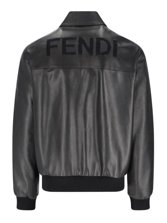  펜디 가죽 자켓 FPJ139ATJZF0GME Black - FENDI