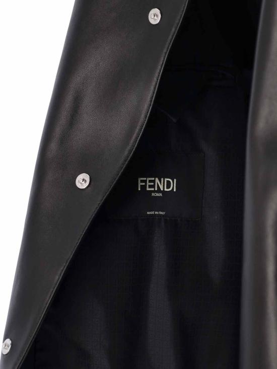  펜디 가죽 자켓 FPJ139ATJZF0GME Black - FENDI