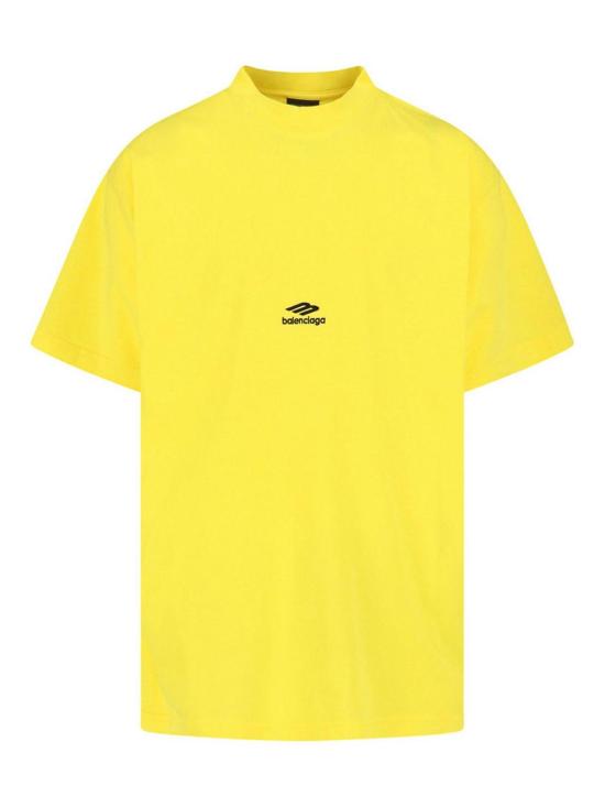 26SS 발렌시아가 반팔 티셔츠 850345TTVK57440 Yellow