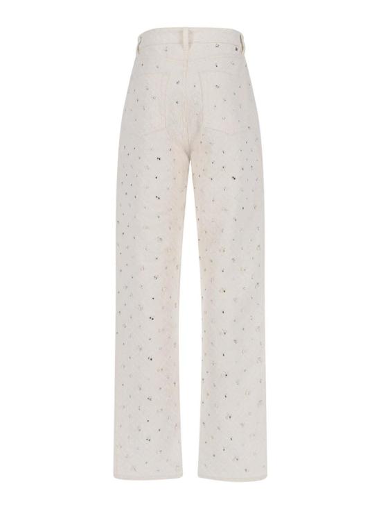 26SS 골든구스 스트레이트 팬츠 GWP00844P00084010190 White - GOLDEN GOOSE