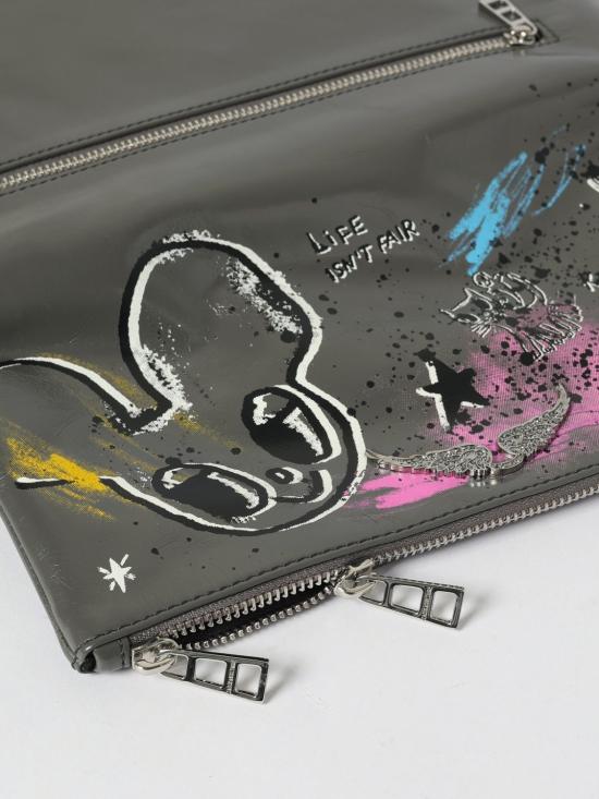 26SS 자딕앤볼테르 클러치/파우치 LWBA04250 098 Grey - ZADIG & VOLTAIRE