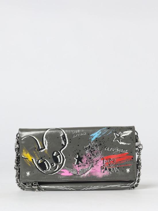 26SS 자딕앤볼테르 클러치/파우치 LWBA04250 098 Grey