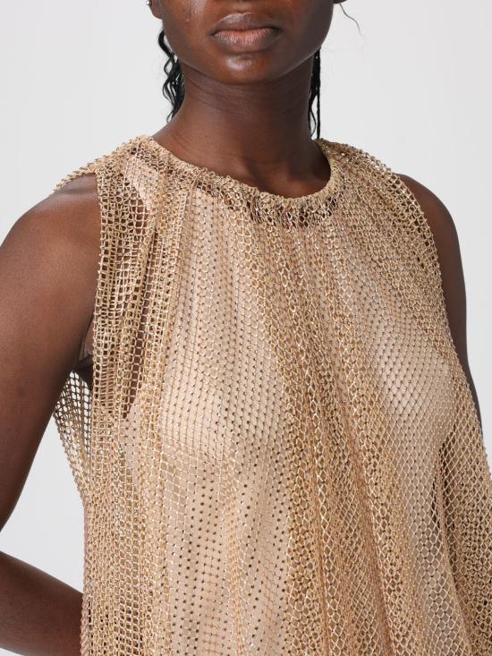 26SS 스포트막스 민소매 티셔츠 2612941061600 003 Camel - SPORTMAX