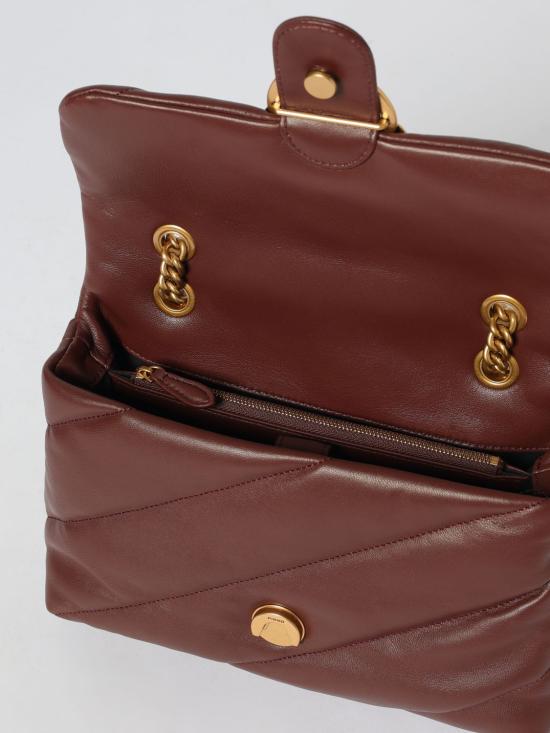 26SS 핑코 숄더백 100038A0F2 R49Q Burgundy - PINKO