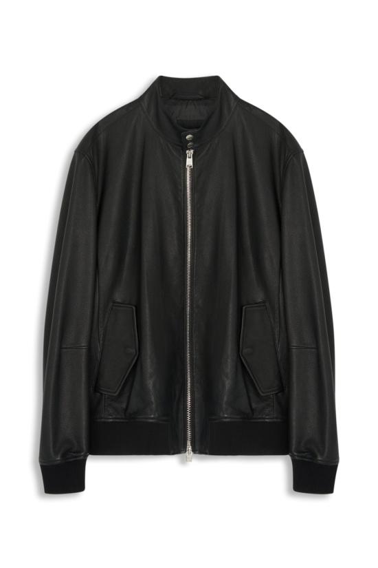 25FW 휴고보스 가죽 자켓 50543899001 BLACK DOM