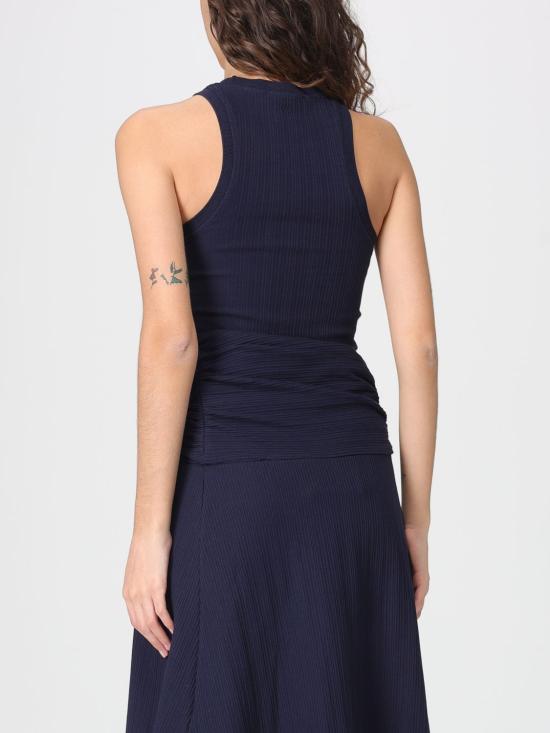 26SS 빅토리아 베컴 민소매 티셔츠 1126JTP007081A 550 Blue - VICTORIA BECKHAM