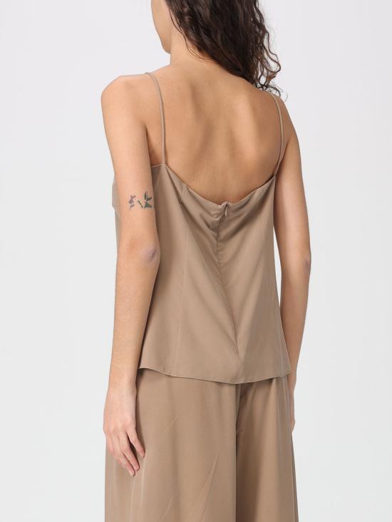 26SS 막스마라 민소매 티셔츠 2611161021600 016 Brown - MAX MARA