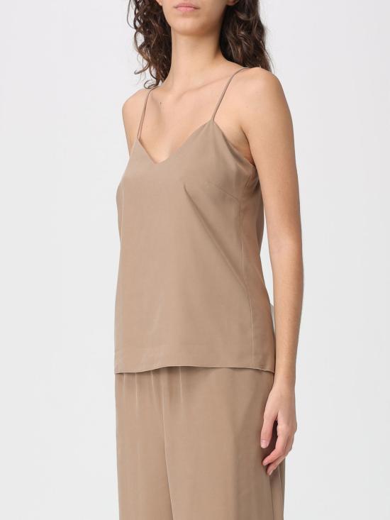 26SS 막스마라 민소매 티셔츠 2611161021600 016 Brown - MAX MARA