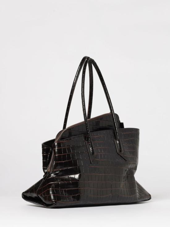 26SS 디 아티코 라 파세지아타 미디엄 탑 핸들 백 250WAH00054LBT021PR 207 Brown - THE ATTICO