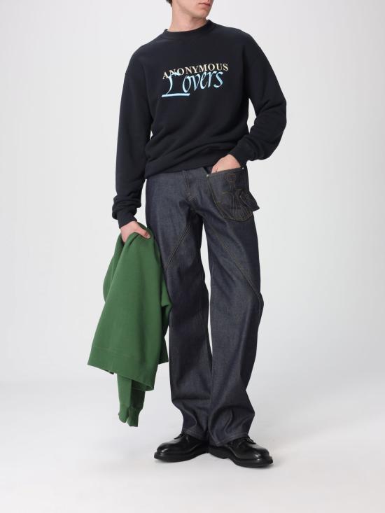 26SS JW앤더슨 긴팔 티셔츠 JW0273PG1901 500 Green - JW ANDERSON