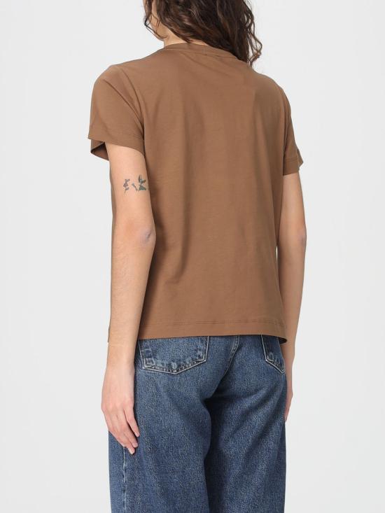 26SS 핑코 반팔 티셔츠 100535A33F L78 Brown - PINKO