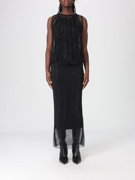 26SS 스포트막스 롱 원피스 2612621071600 002 Black