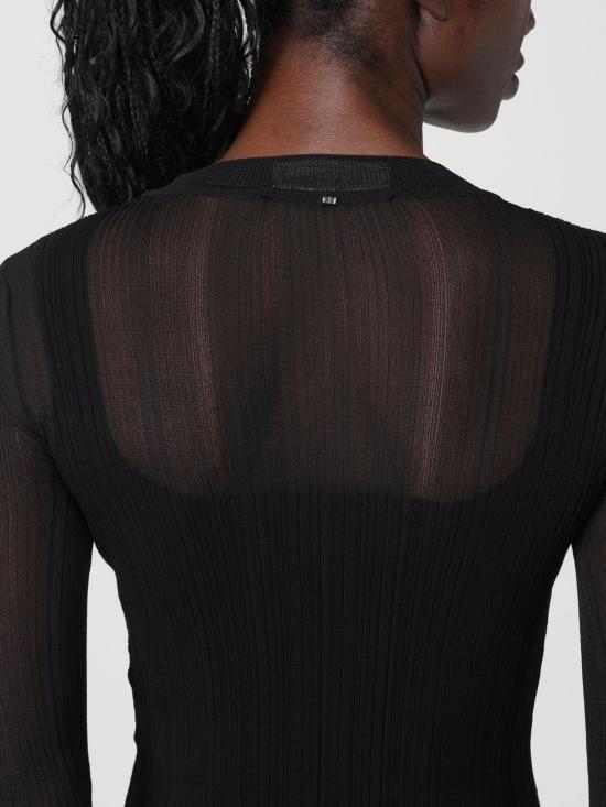 26SS 스포트막스 긴팔 티셔츠 2612361071600 005 Black - SPORTMAX