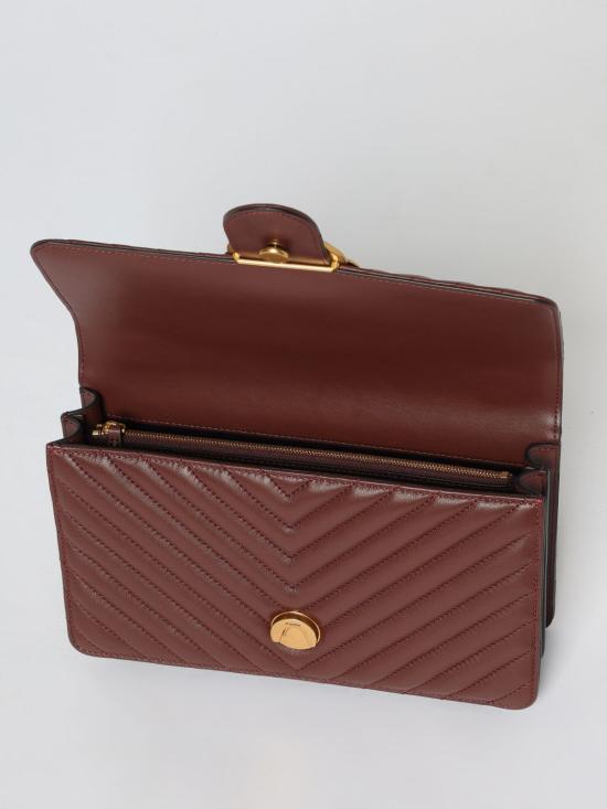 26SS 핑코 크로스백 100941A0GK R49Q Burgundy - PINKO