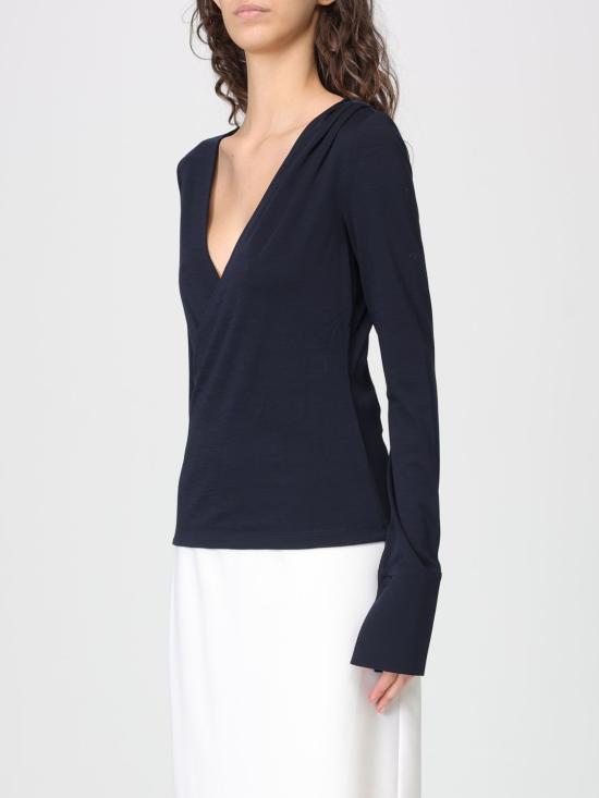 26SS 막스마라 긴팔 티셔츠 2611941018600 004 Blue - MAX MARA