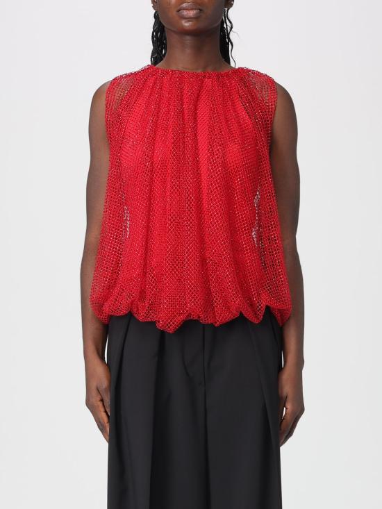 26SS 스포트막스 민소매 티셔츠 2612941061600 001 Red