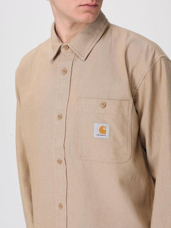 25FW 칼하트 WIP 롱슬리브 에드가 셔츠 I035335 3D5XX Beige - CARHARTT WIP