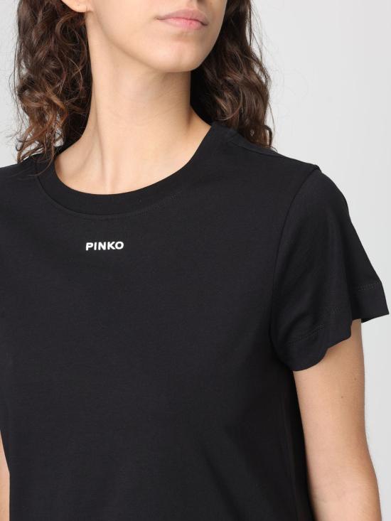 26SS 핑코 반팔 티셔츠 100373A34F Z99 Black - PINKO