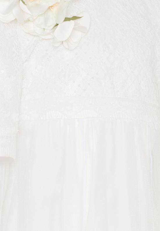 26SS [키즈] 모나리자 원피스 71G906 7910 0001 WHITE - MONNALISA