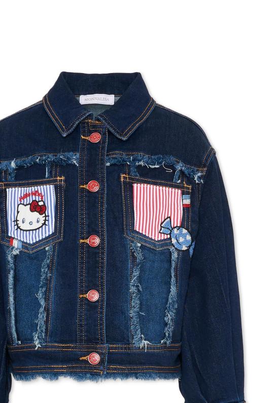 26SS [키즈] 모나리자 데님 자켓 19G101 7015 0055 DENIM - MONNALISA