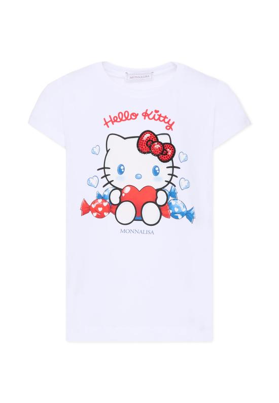 26SS [키즈] 모나리자 티셔츠 11G618 7201 0099 WHITE