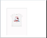 26SS [키즈] 모나리자 티셔츠 11G618 7201 0099 WHITE