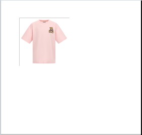 25FW [키즈] 모스키노 티셔츠 HKM060 LBA11 10063 IVORY