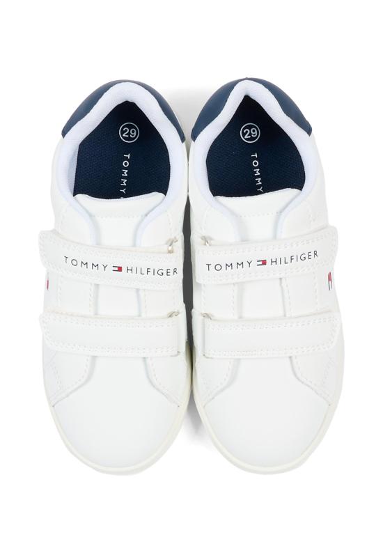 26SS [키즈] 타미힐피거 스니커즈 T1X9 34338 1355X336 WHITE - TOMMY HILFIGER